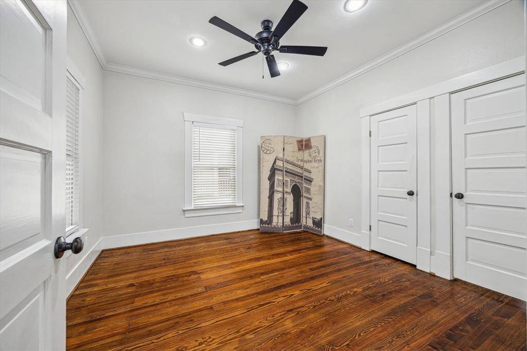 Off of the living room.