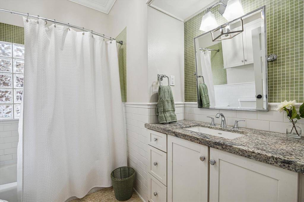 Bathroom recently remodeled.
