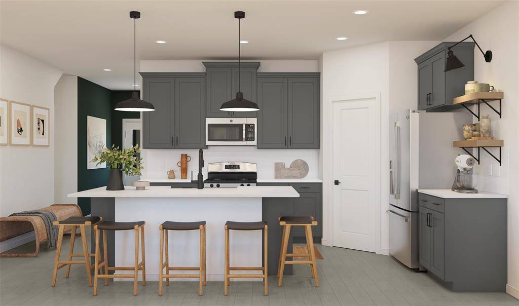 Stylish kitchen (*Artist rendering used for illustration purposes only.)