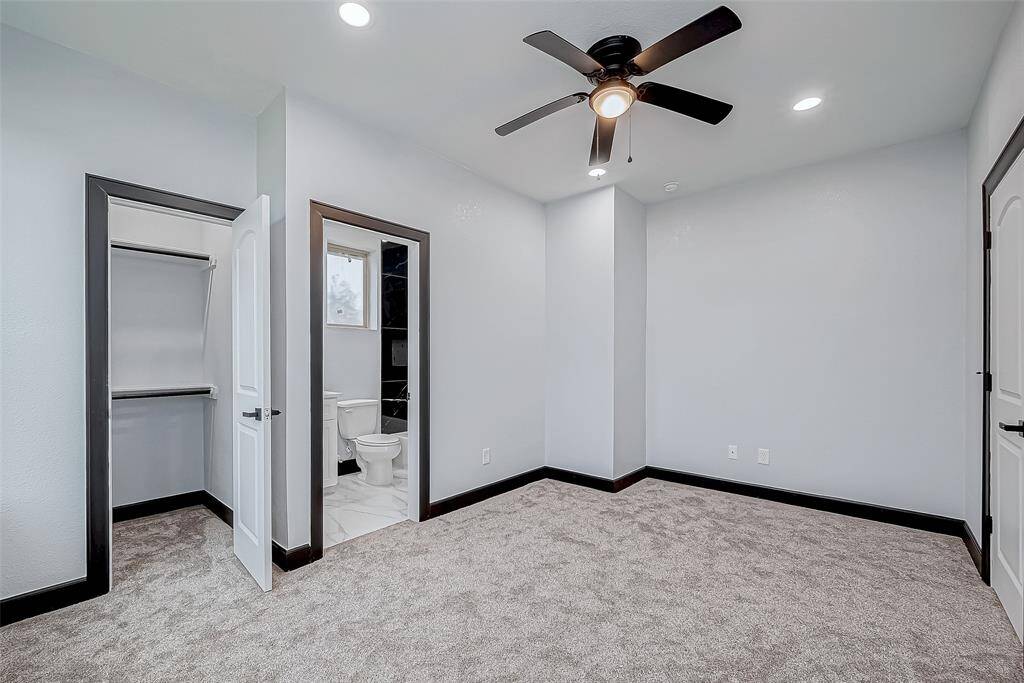 On the entrance to your left, you'll discover this room with its own private full bath.