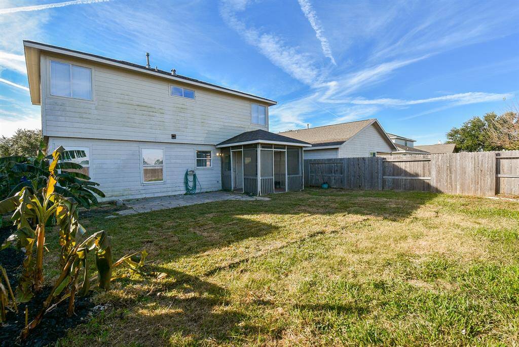 Large backyard