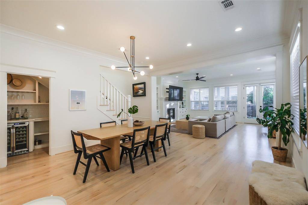 Gorgeous refinished wood floors and drenched in natural light.