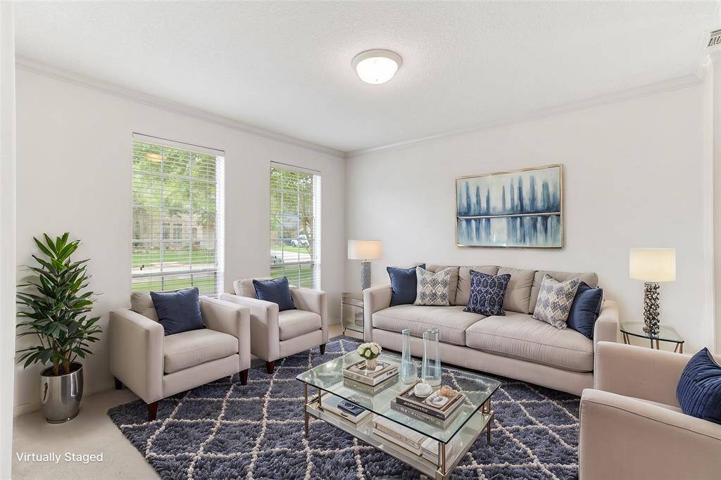 Virtually Staged Living Room