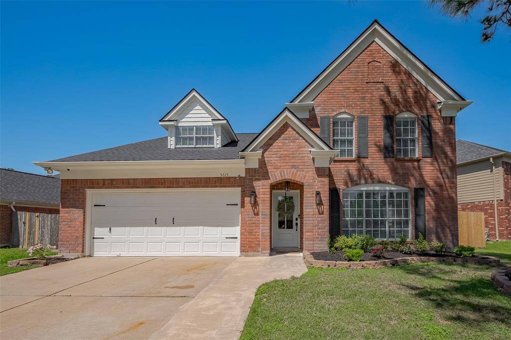The home’s exterior has been freshly painted in BM Swiss Coffee for a warm modern look. The new front door is painted BM Quiet Moments which compliments the brick & trim color nicely! New exterior light fixtures adorn the outside & fresh landscaping is the finishing touch! Enjoy peace of mind with the new 30 yr roof!