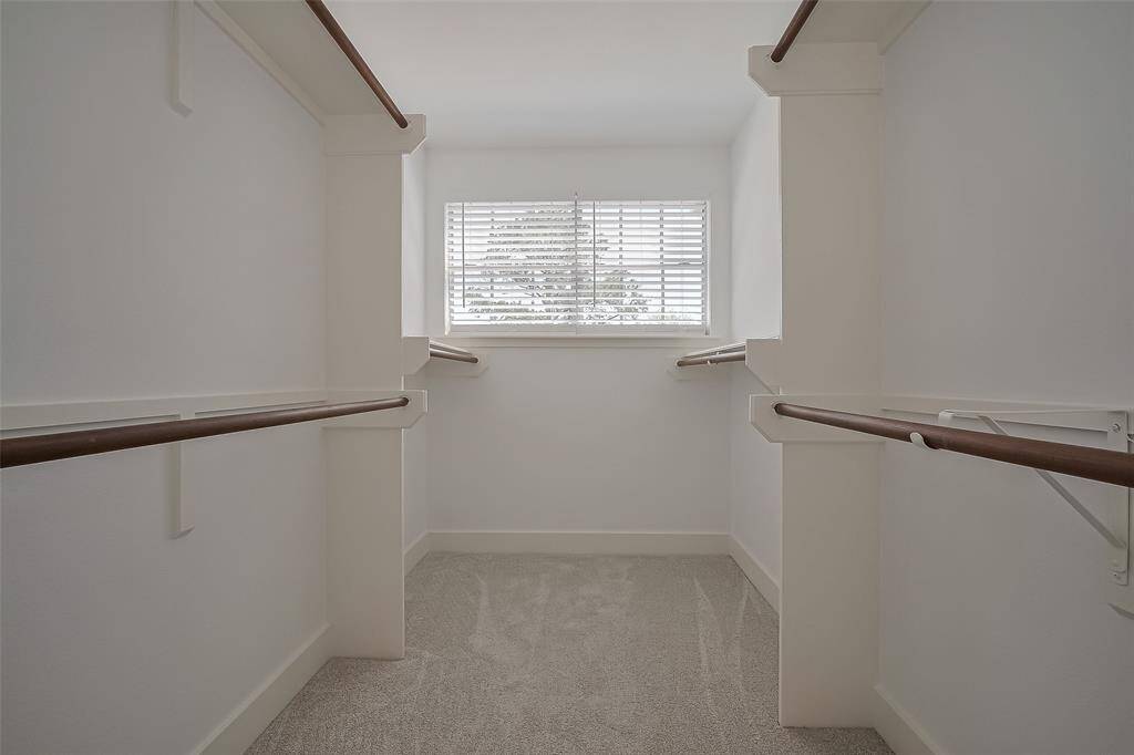 Spacious custom closet in Bedroom 2!