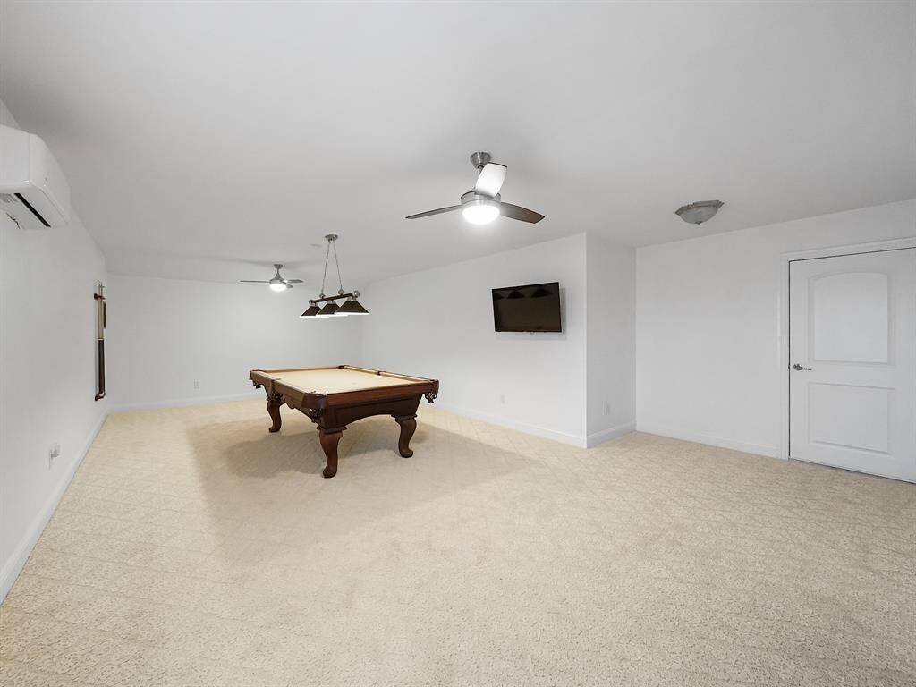 Here it is! The fully finished "Texas Basement".  Lots of options for this space.  Seasonal storage, gameroom... add a wall of bunk beds for the ultimate hangout space.