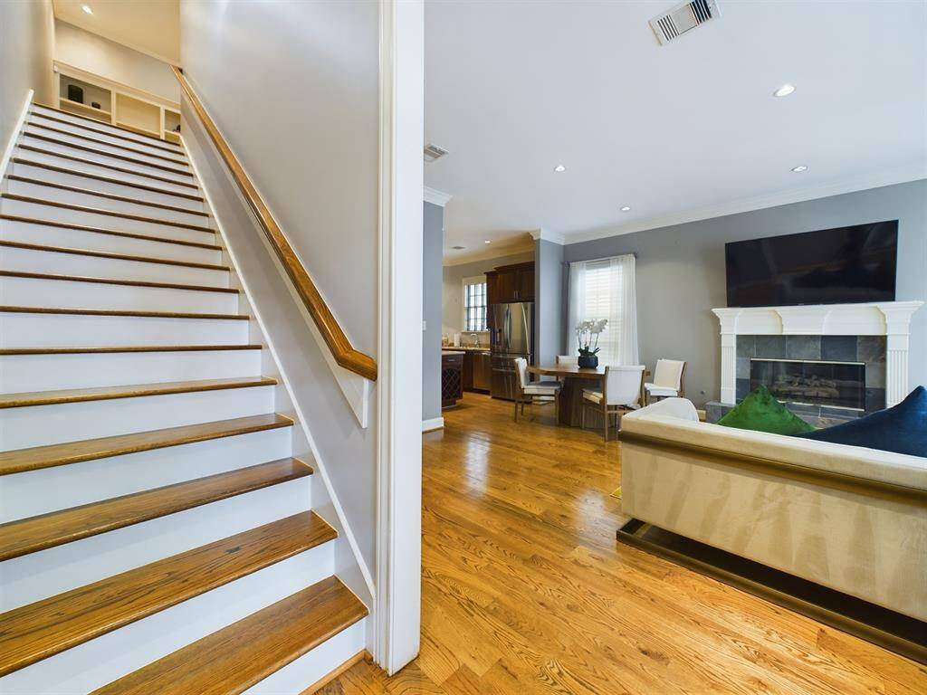 Stairs to second floor