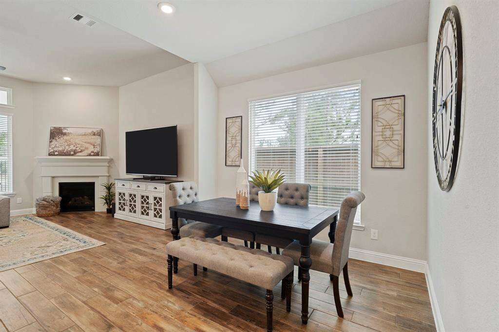 Blinds installed throughout the home