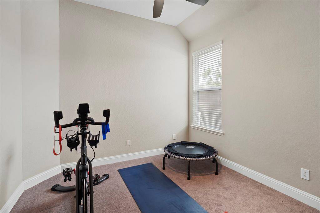 Other secondary bedroom being used as a home office