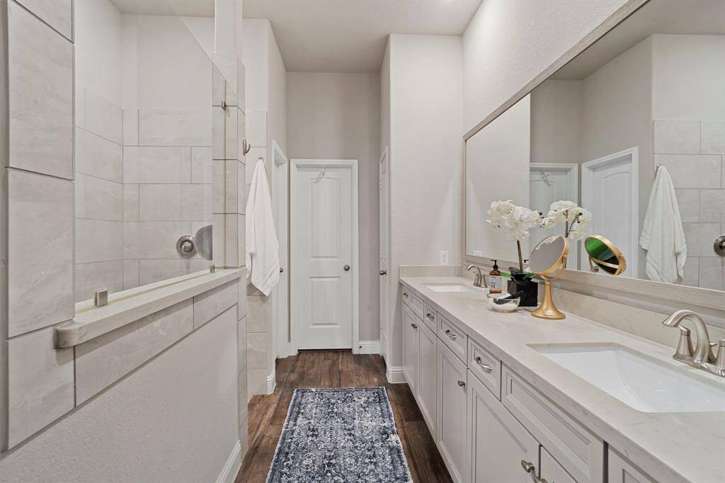 Oversized shower