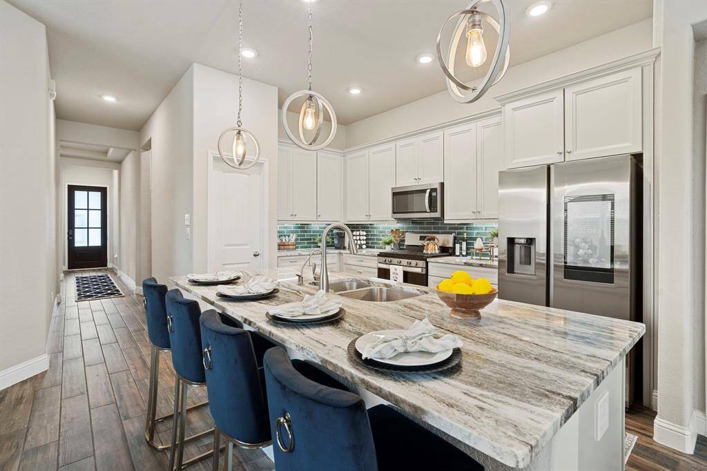 Designer finishes throughout