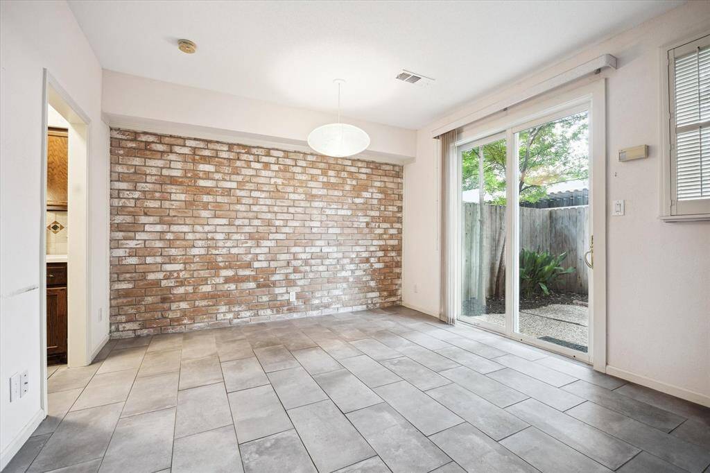 Breakfast area with tons of natural light.