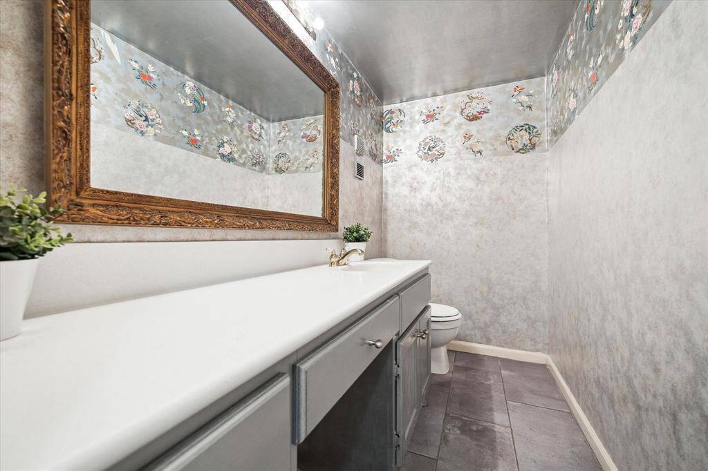Half bathroom on the first floor.