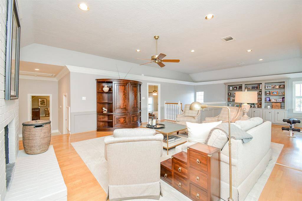 The third Fireplace in this home creates welcoming atmosphere.