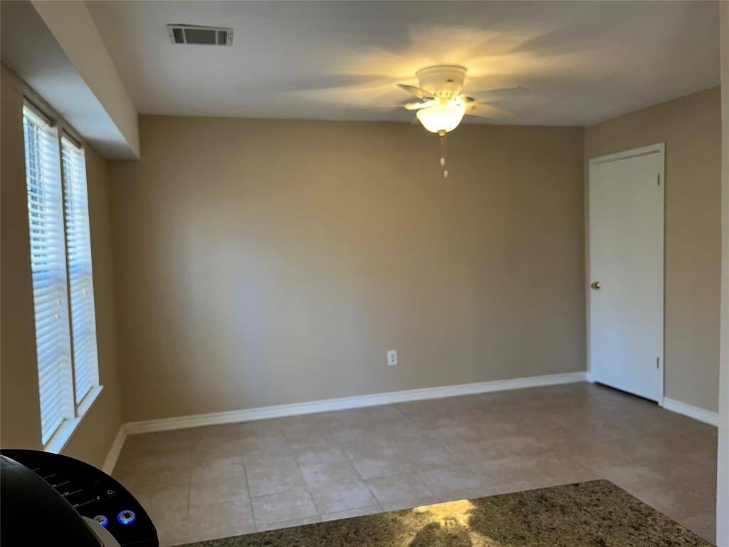 Large dining room just off the kitchen.