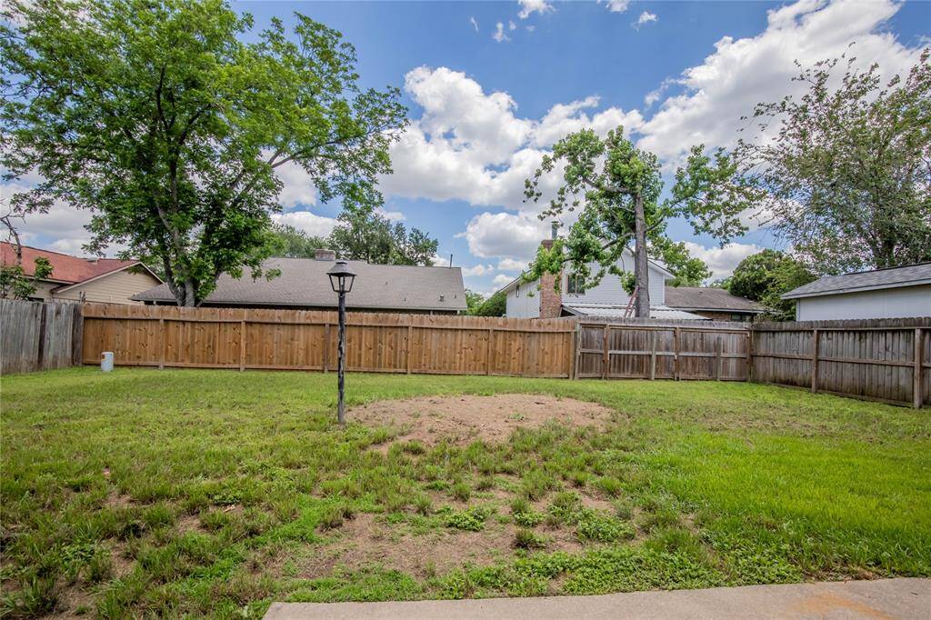 Huge backyard
