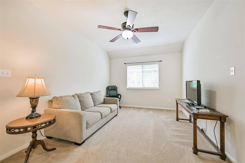 Upstairs loft area