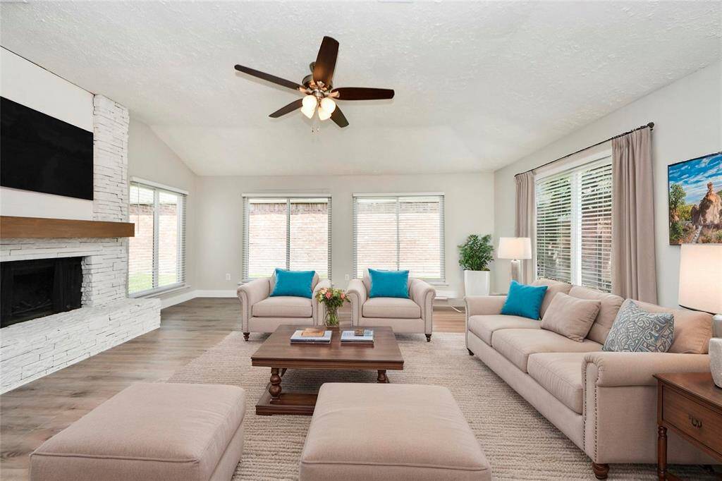 Virtually Staged Living Room