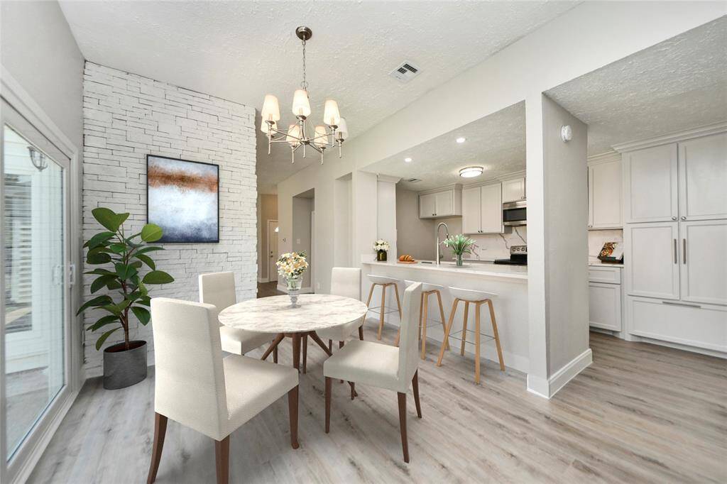 Virtually Staged Dining Room
