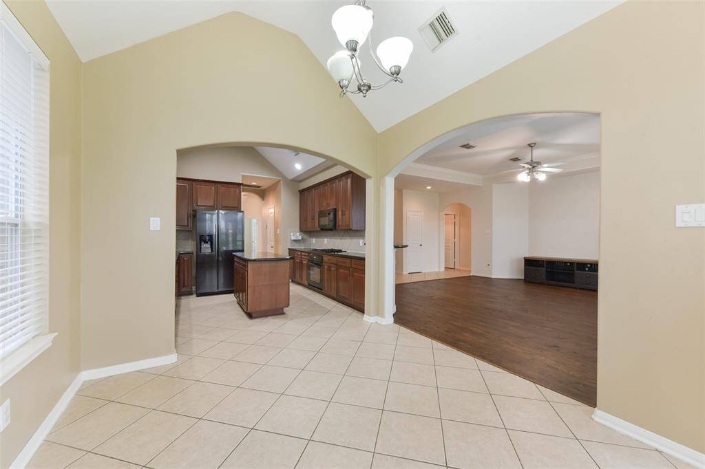 Dining room looking towards kitchen