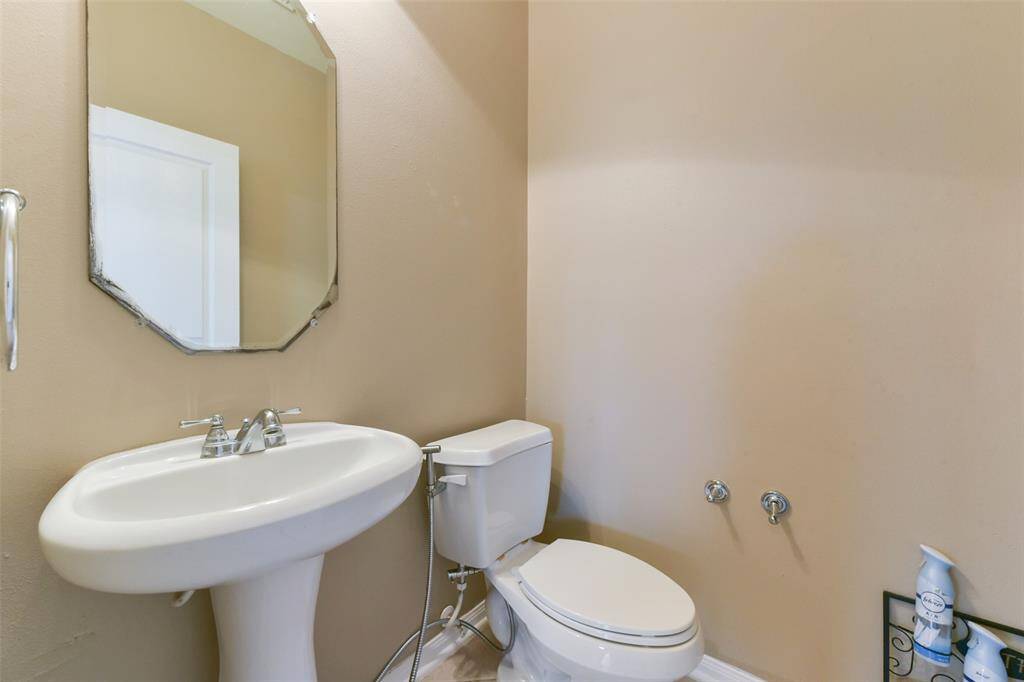 Half bath downstairs