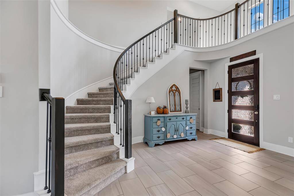 Large foyer looking back at front door