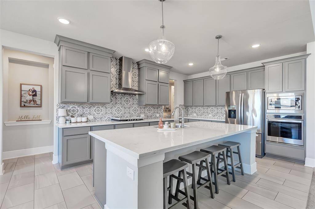 Mosaic tiles make the space warm and inviting