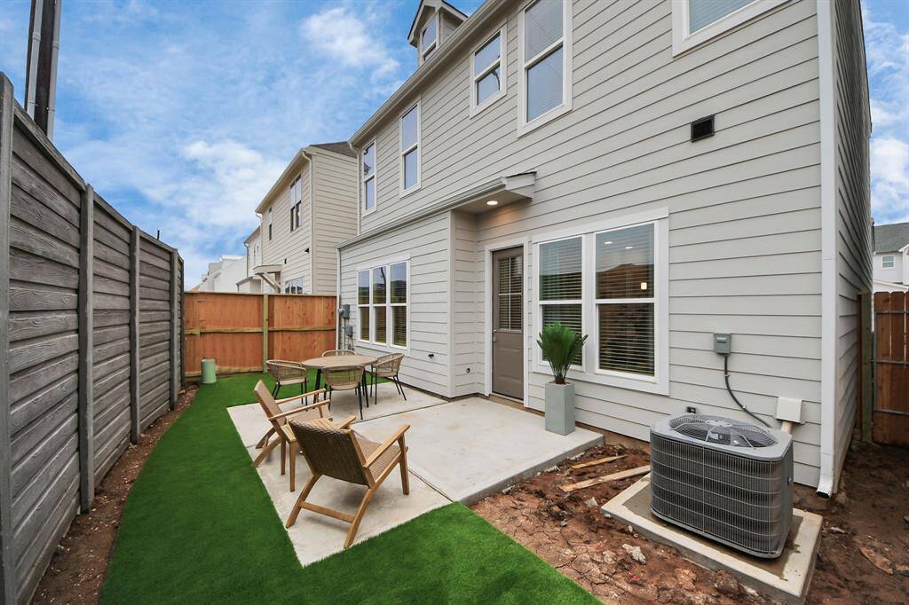 Private backyards for relaxing!