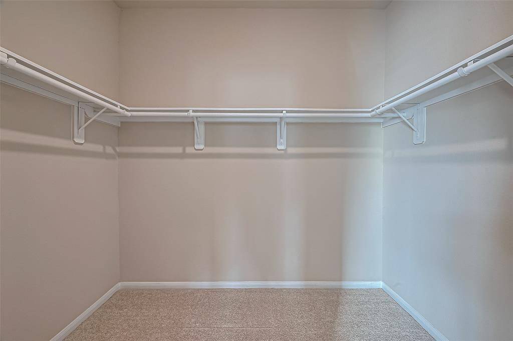 Primary walk in closet