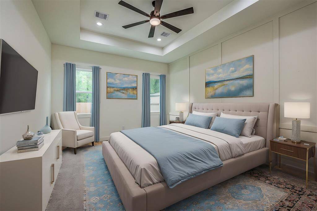 Beautiful master bedroom