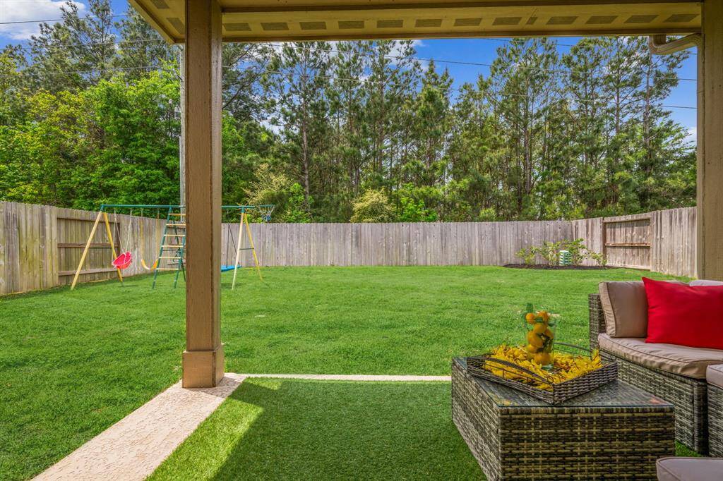 Covered patio