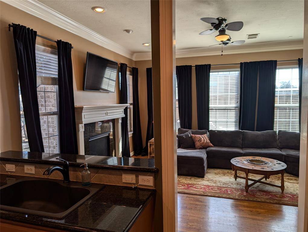 From kitchen to living room