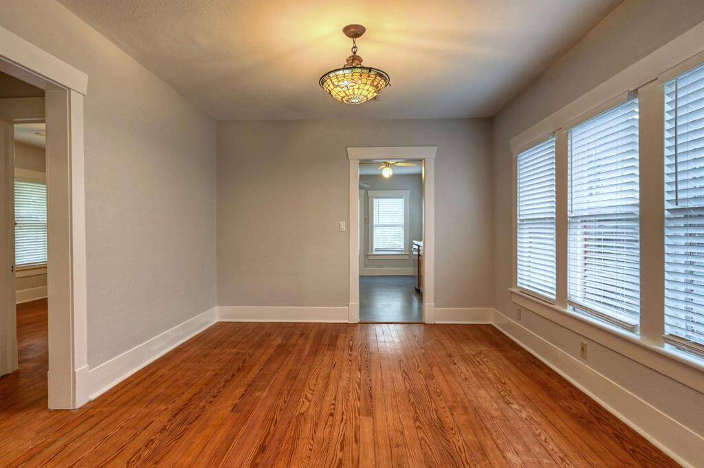 Original hardwood floors throughout the home