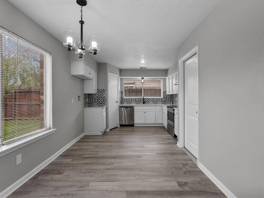 Dining looking into kitchen
