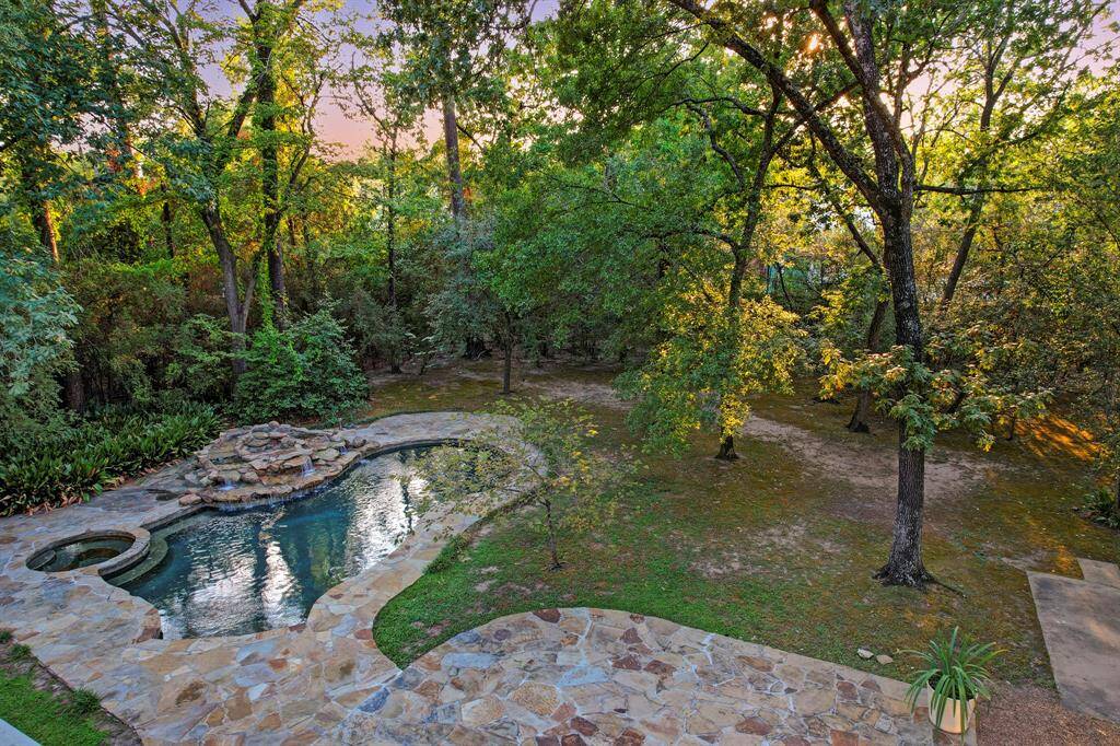 The soaring trees create the perfect view of nature from every angle of the house!