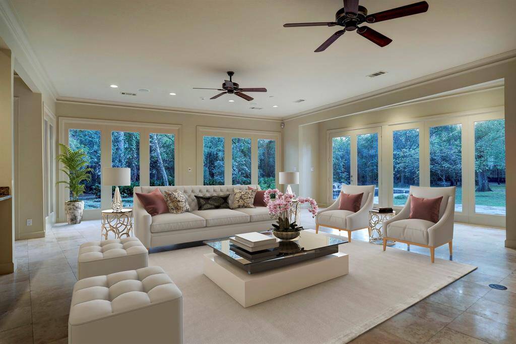Staged photo of the family room.