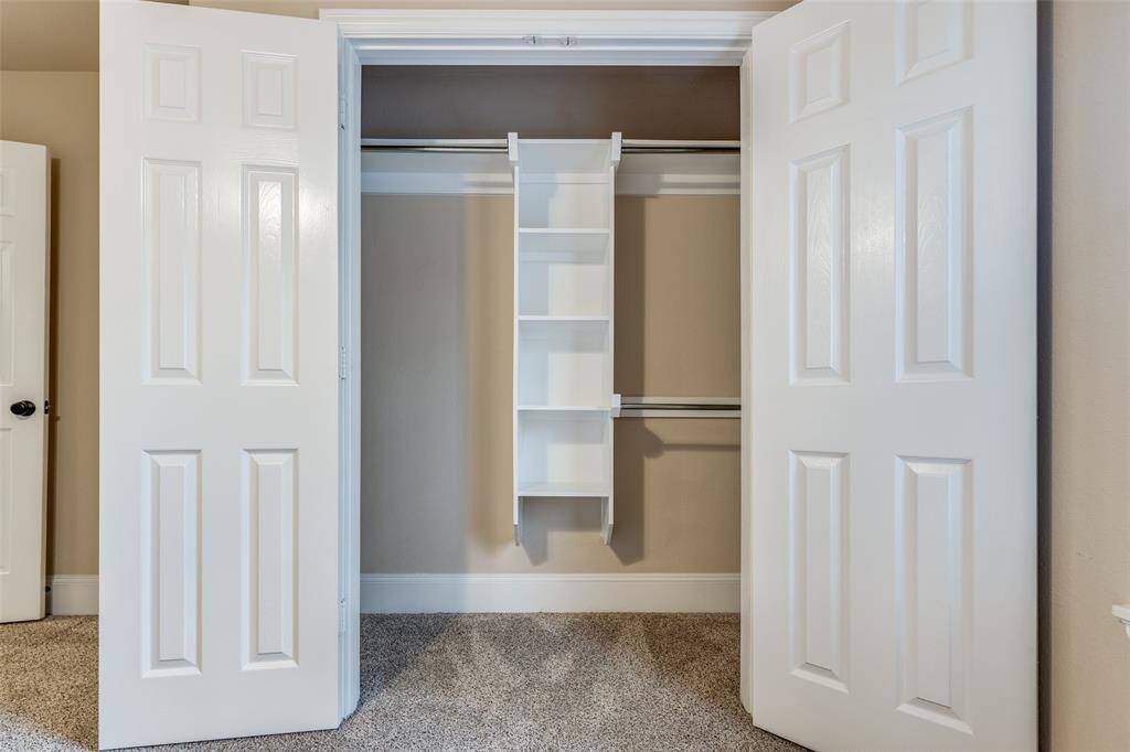 Built in Storage/Shelving located in 2 of the 3 secondary bedrooms.