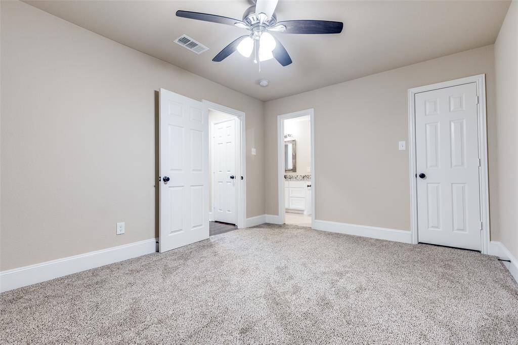 Secondary Bedroom #3 with access to the Jack and Jill bathroom. Walk in closet located on the right.