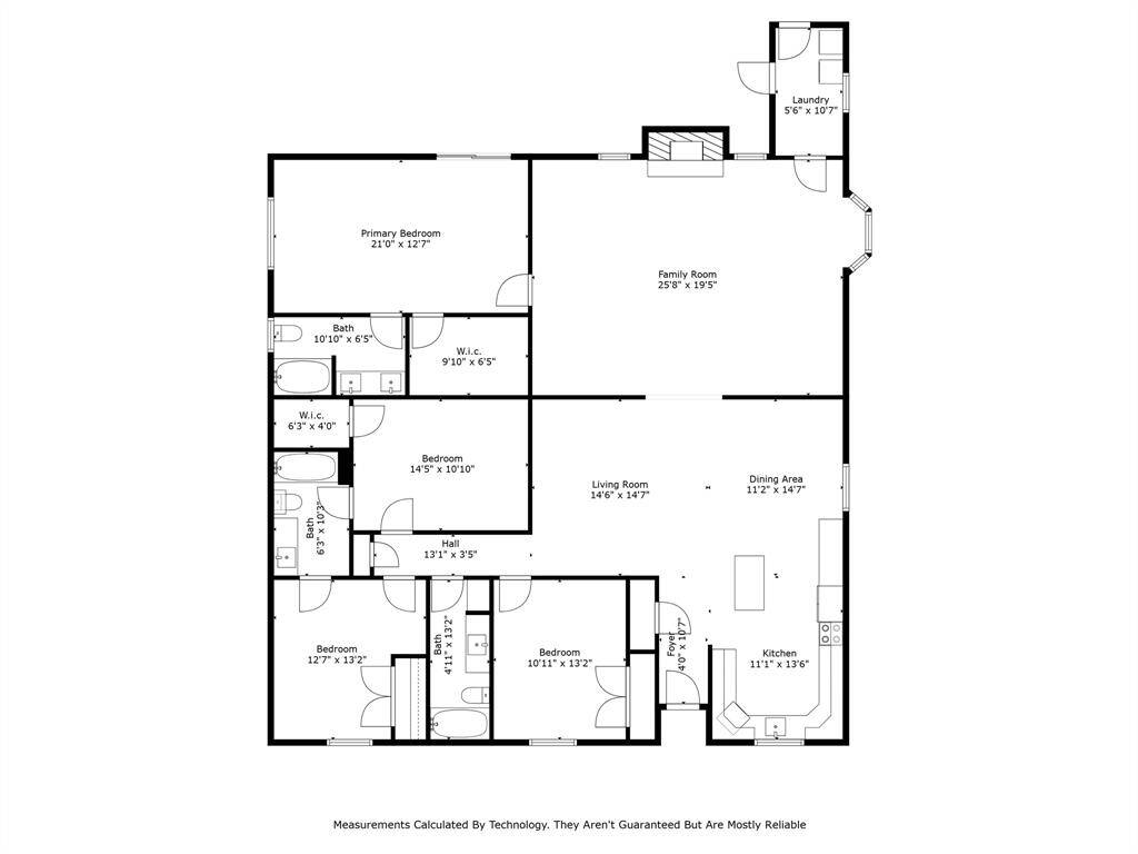 Floor Plan -Buyer to verify dimensions if important.