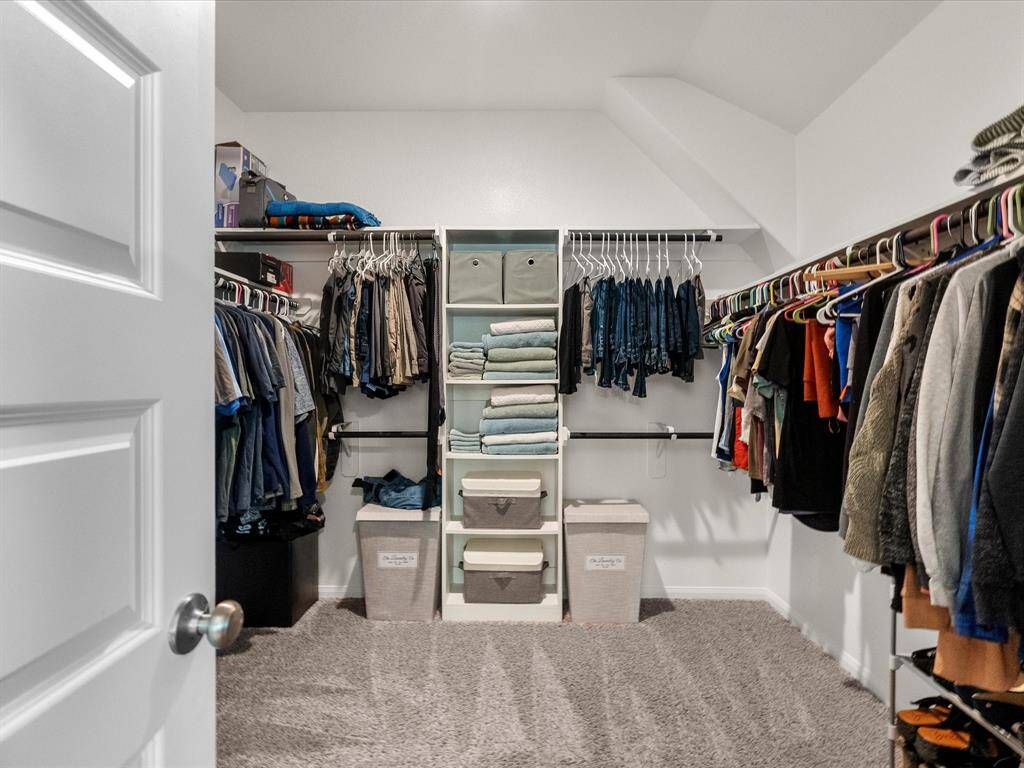 Primary closet