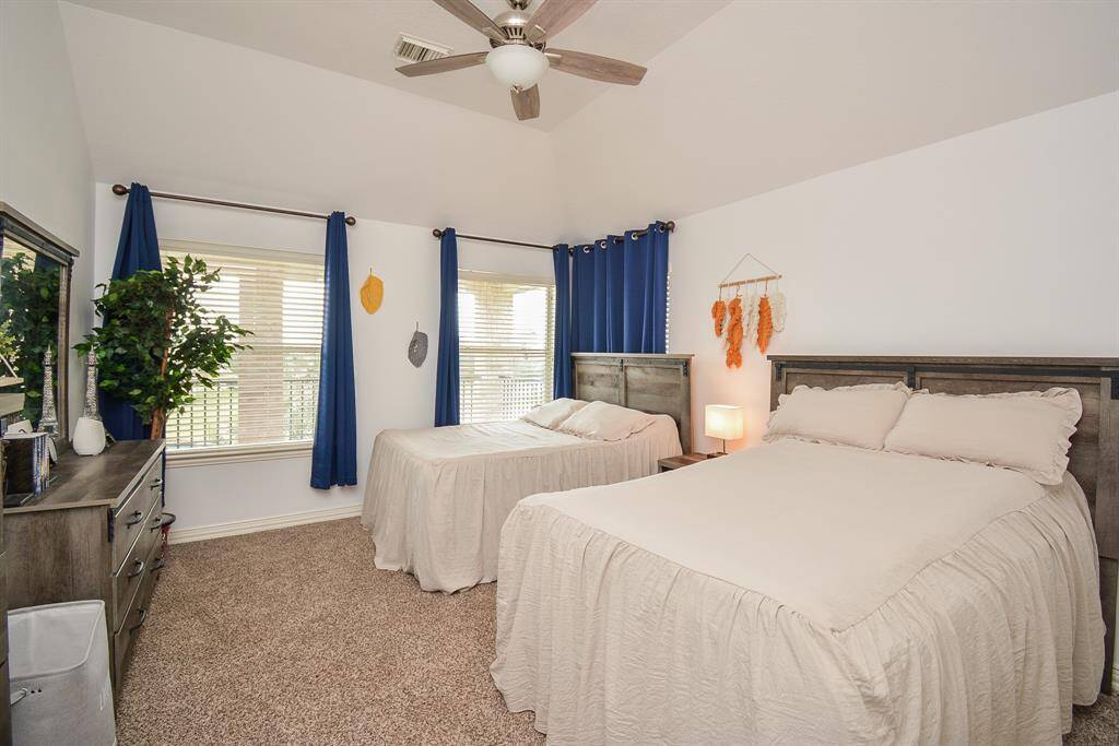 This home is big on bedroom space! Here's one location in a secondary bedroom, with ample wall/floor space.