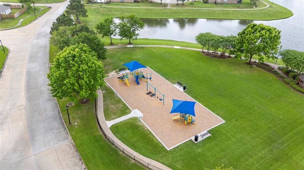 Birds eye view of the park