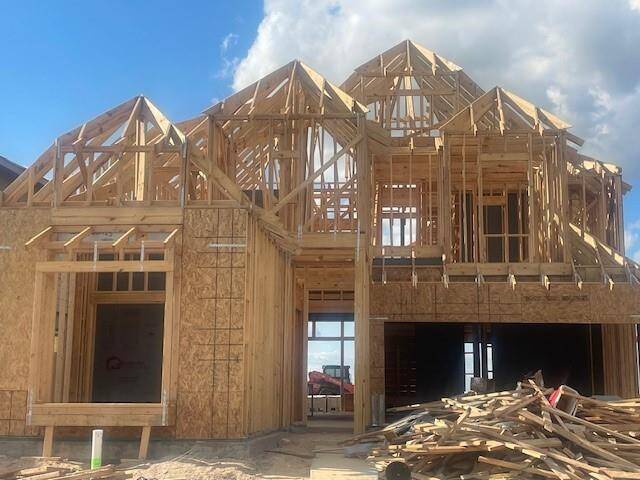 Framing almost completed, roof is next