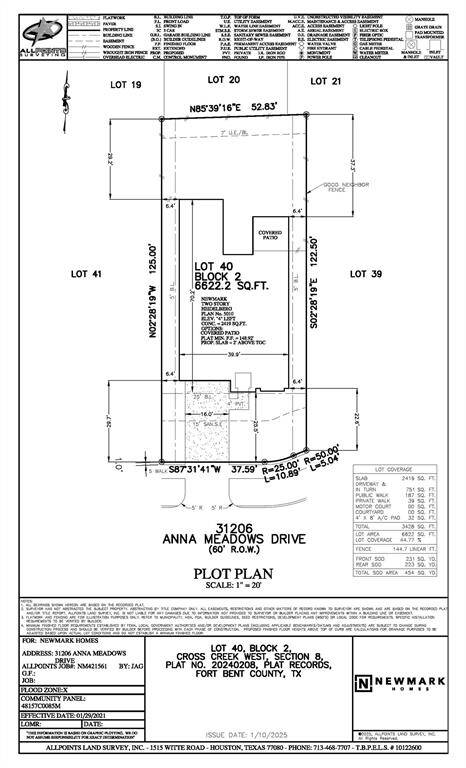 Plot Plan