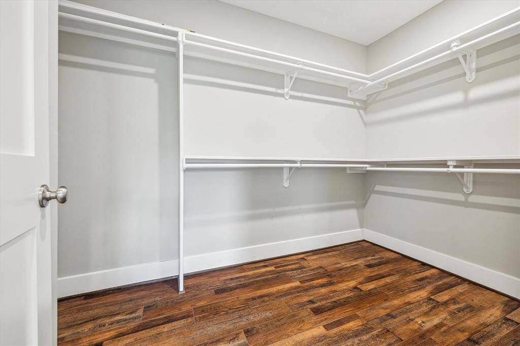 You will be very happy with this large walk-in closet in your Primary bedroom
