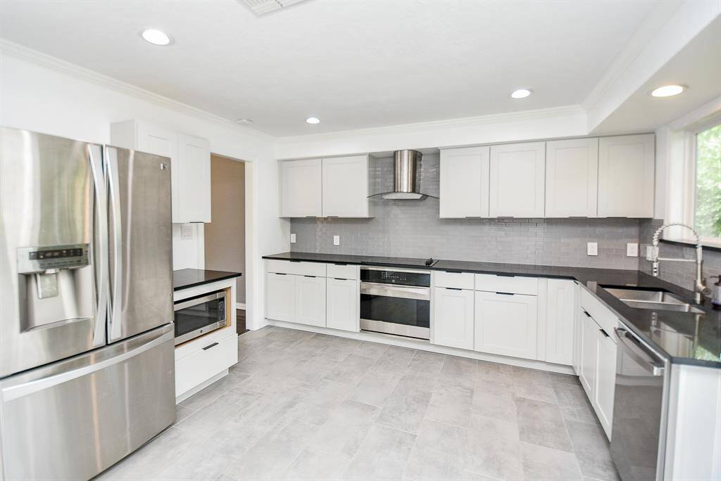 The microwave is a drawer style for easier use.