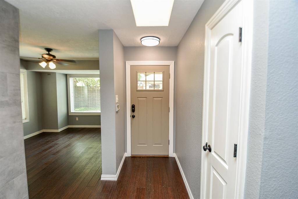 From the moment you enter, you know that you are truly home. Wood floors flow seamlessly through most of the entire house, except for the wet areas.