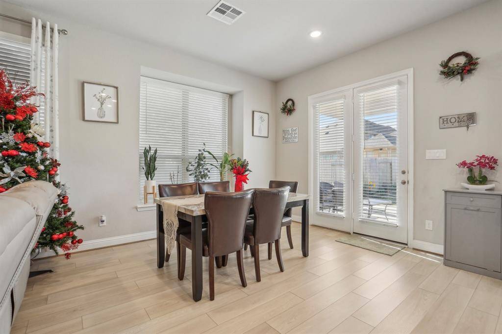 Dining area view from kitchen