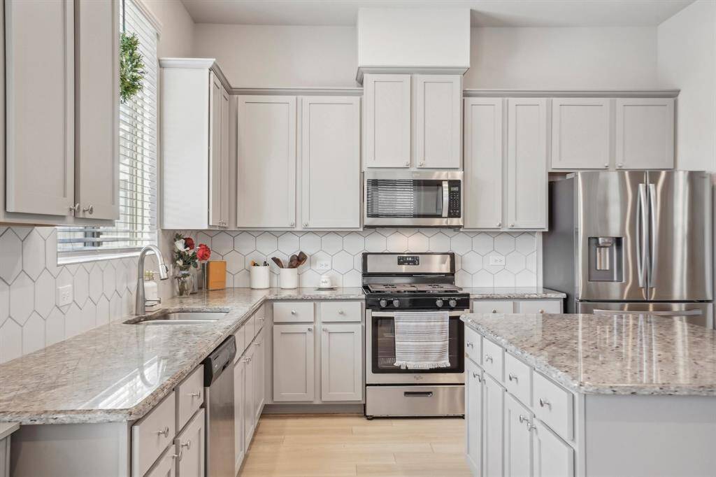 Kitchen view from dining area