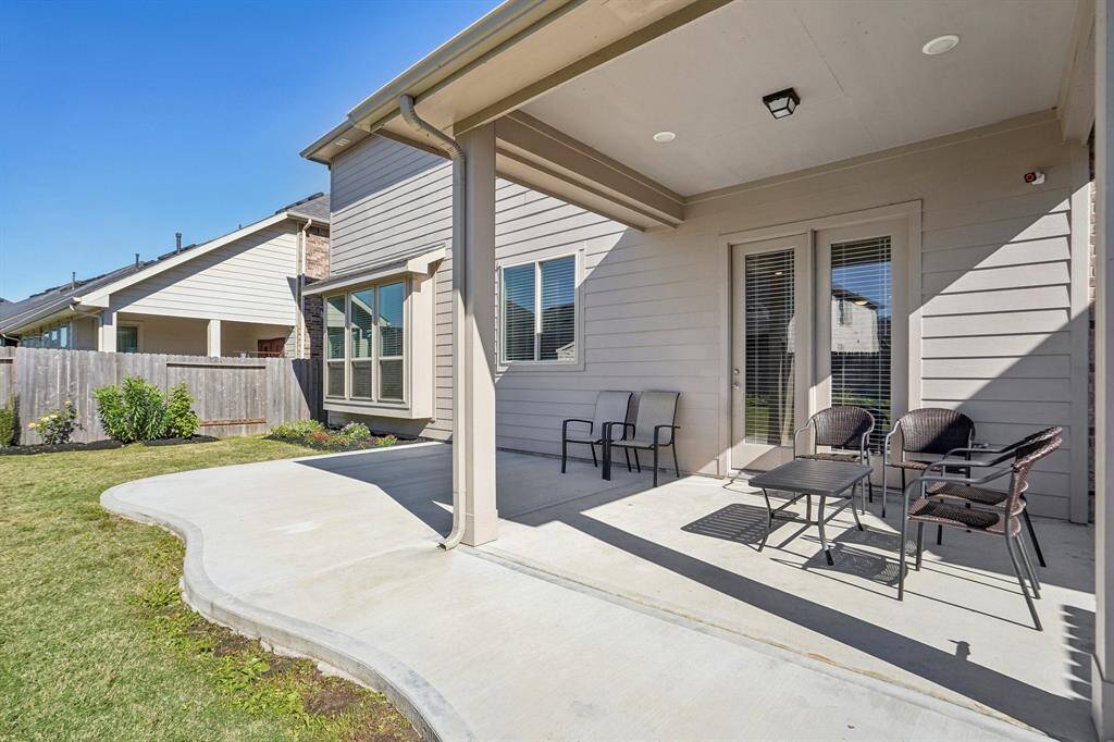 Backyard patio